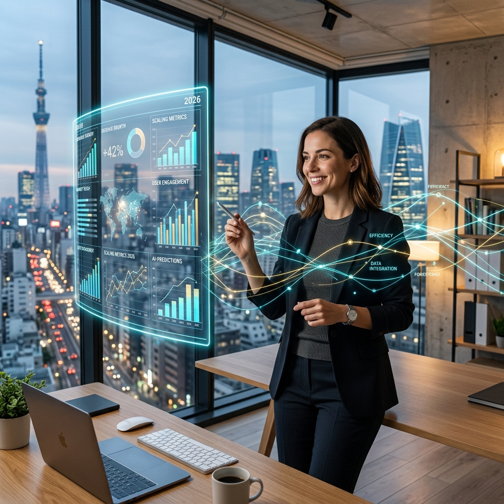 SaaS business scaling with AI in 2026 – growth strategies.